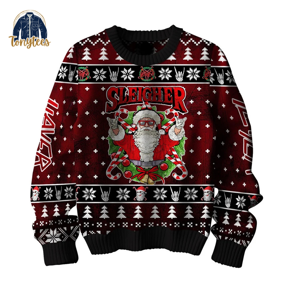 Sleigher All The Way Ugly Christmas Sweater