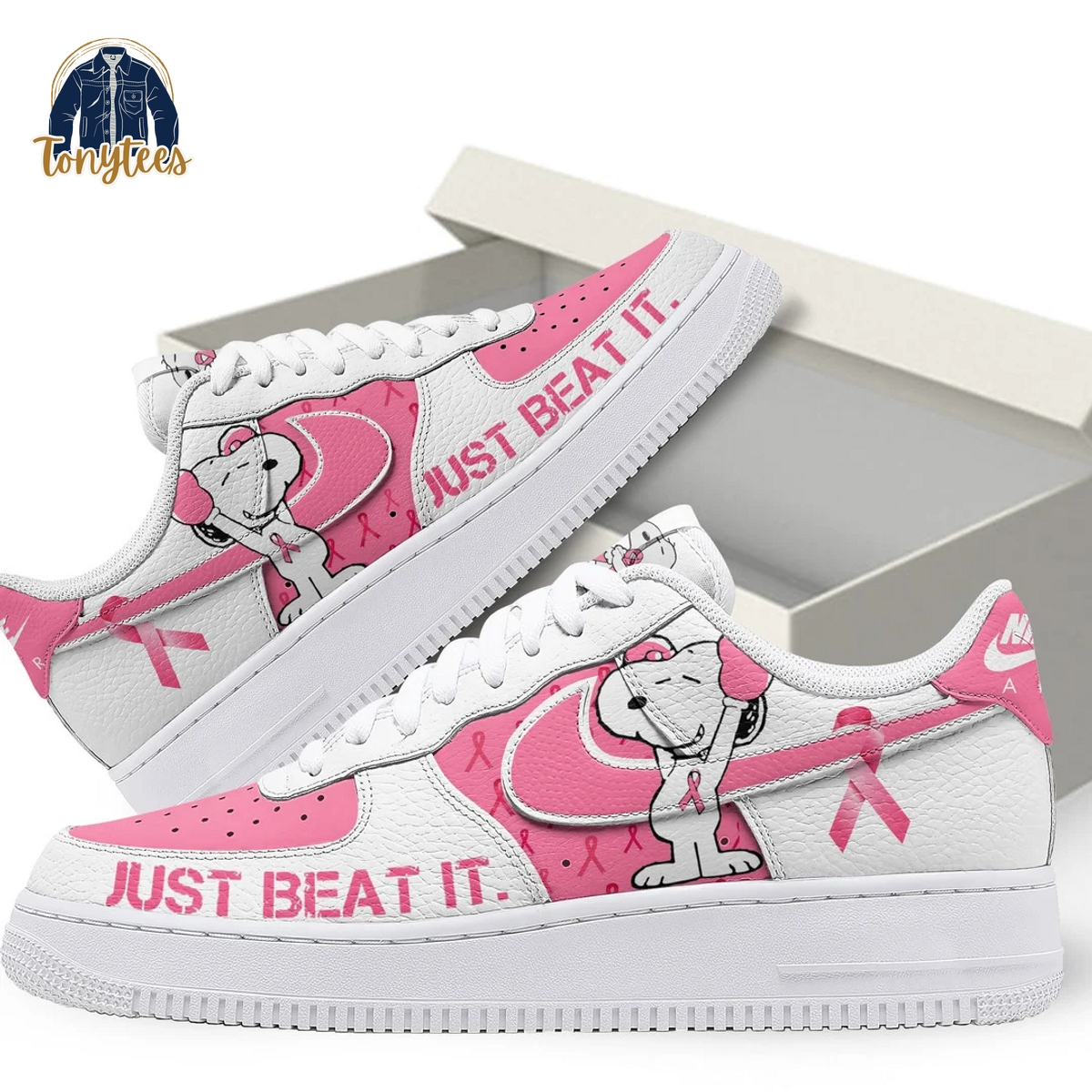 Snoopy Just Beat It Air Force 1 Sneaker