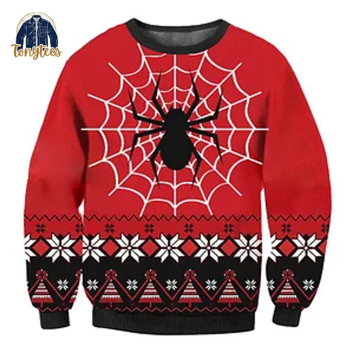 Spider Web Ugly Christmas Sweater