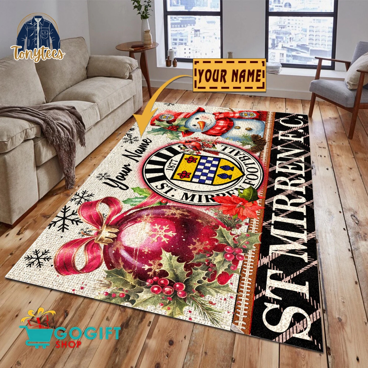 St Mirren F.C. SPFL 2024 Personalized Rug Carpet