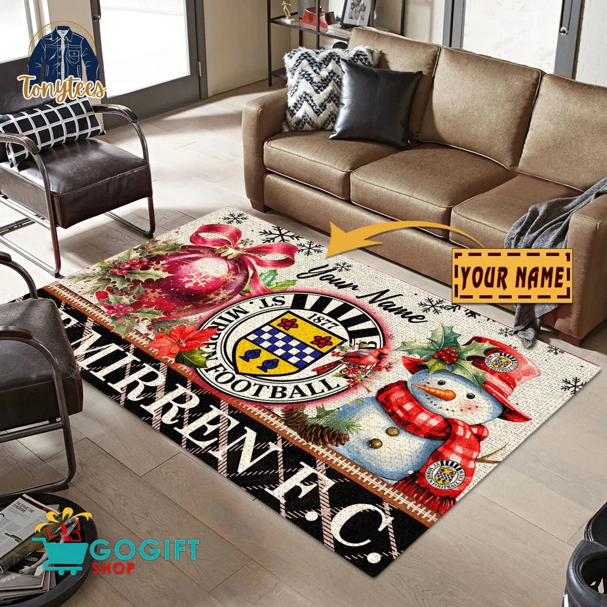 St Mirren F.C. SPFL 2024 Personalized Rug Carpet