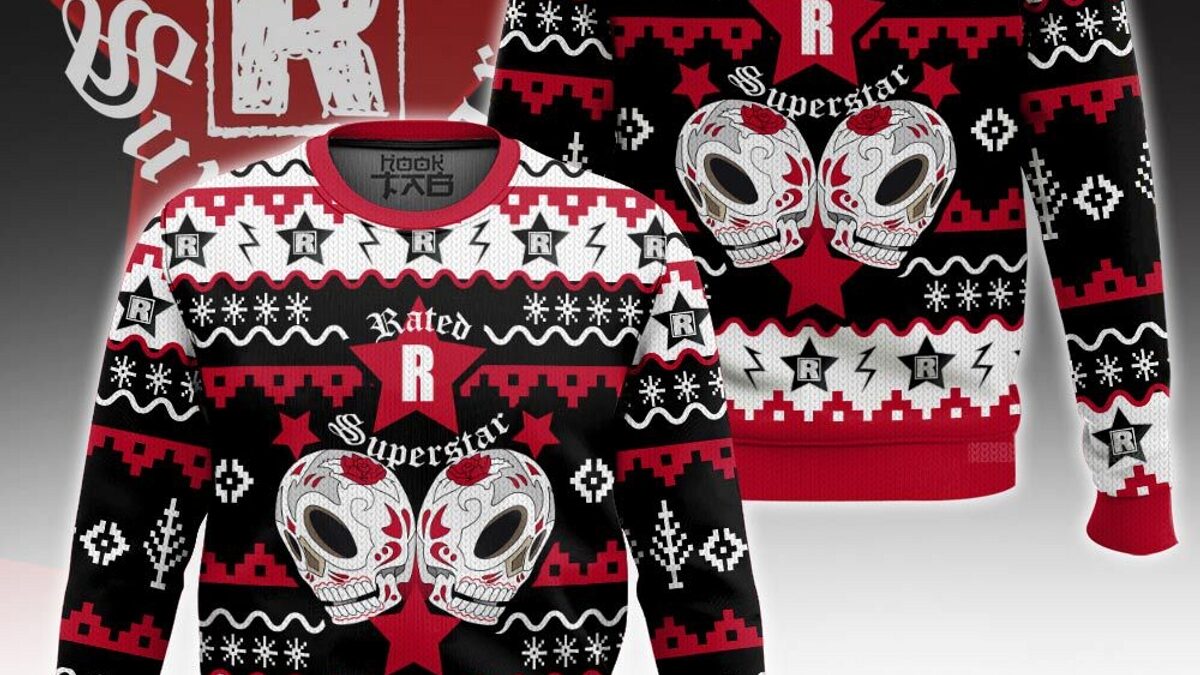 Fast Shipping WWE The Rated R Superstar Edge Ugly Christmas Sweater