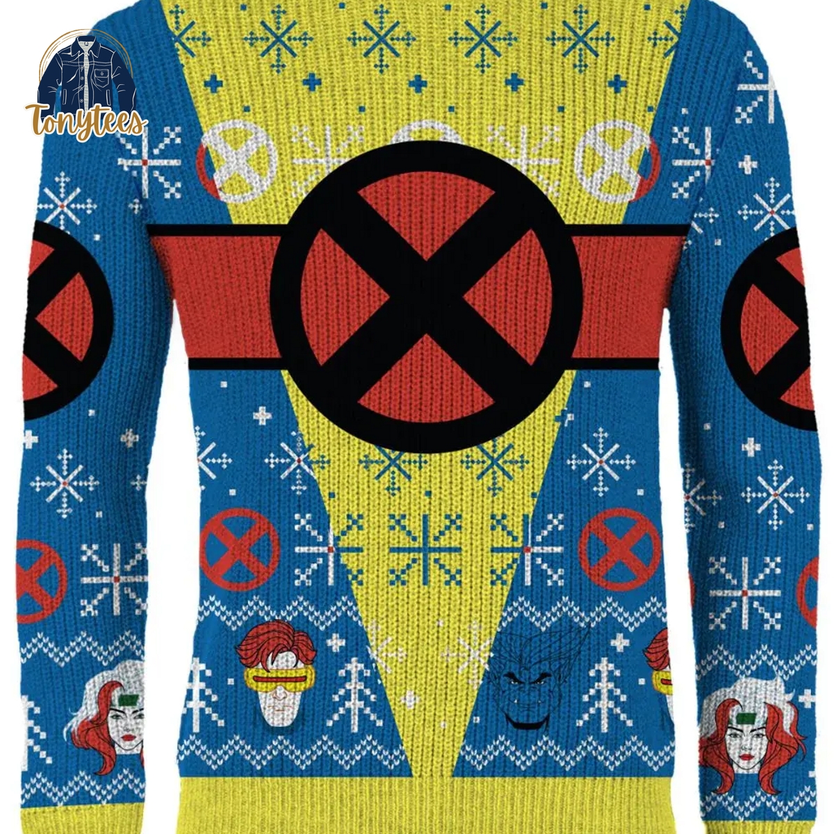 X-Men Three Wise Mutants Ugly Christmas Sweater