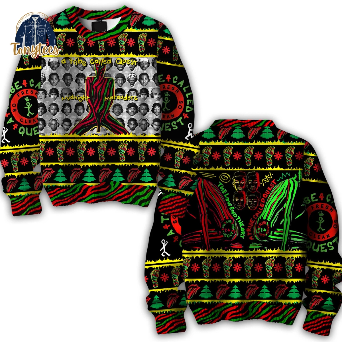 A Tribe Called Quest Midnight Marauders Album Ugly Christmas Sweater