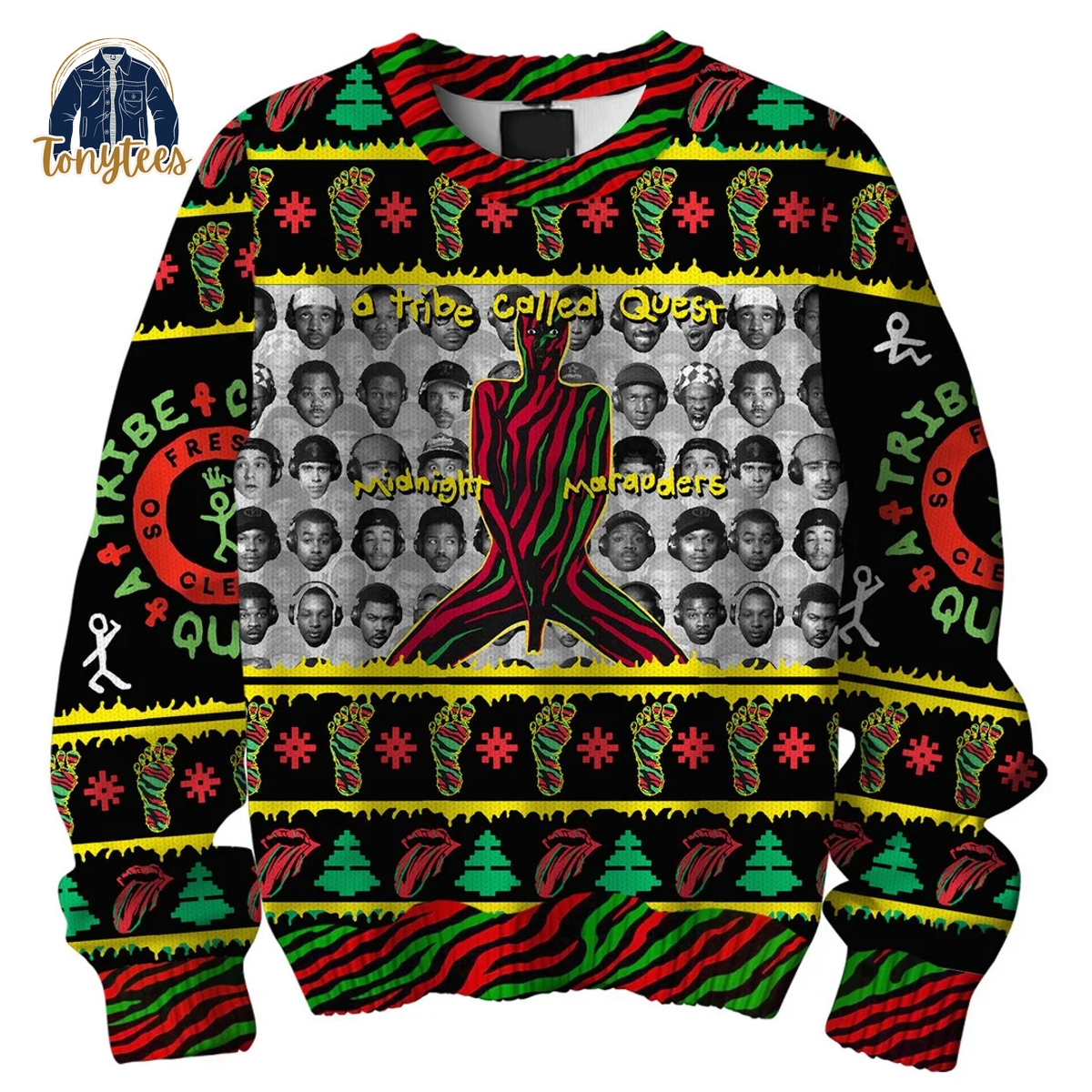 A Tribe Called Quest Midnight Marauders Album Ugly Christmas Sweater