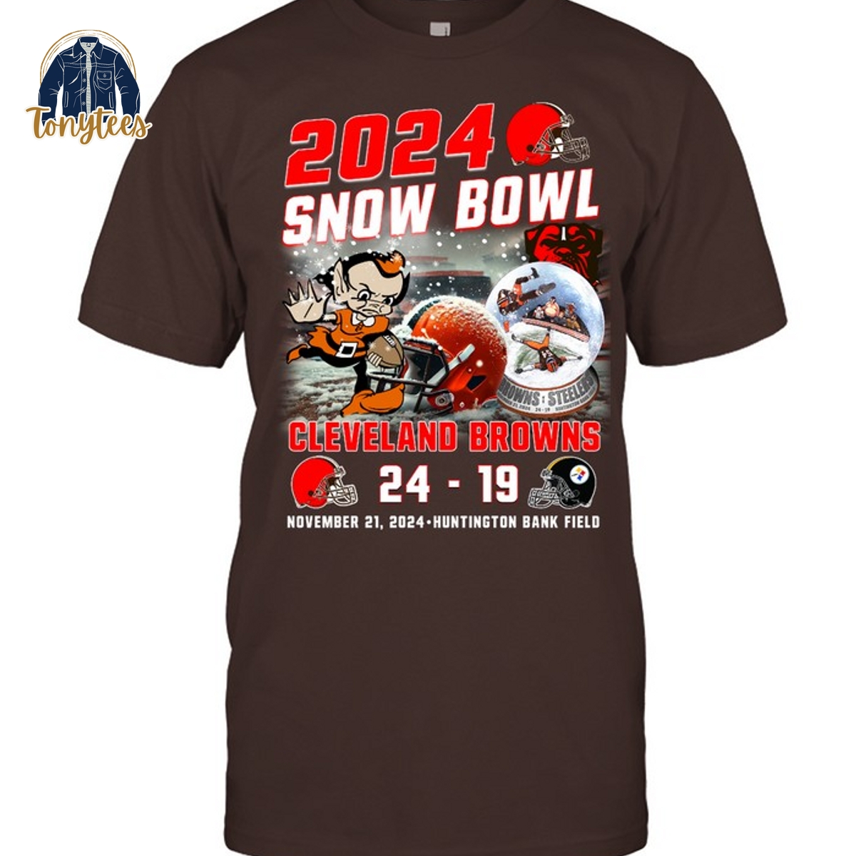 Cleveland Brows 2024 Snow Bowl 24 19 November 24 2024-Huntington Bank Field Shirt