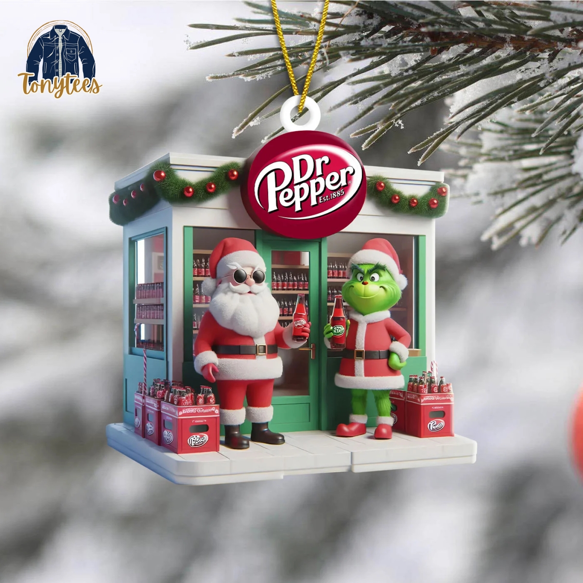 Dr Pepper Christmas Tree Ornament