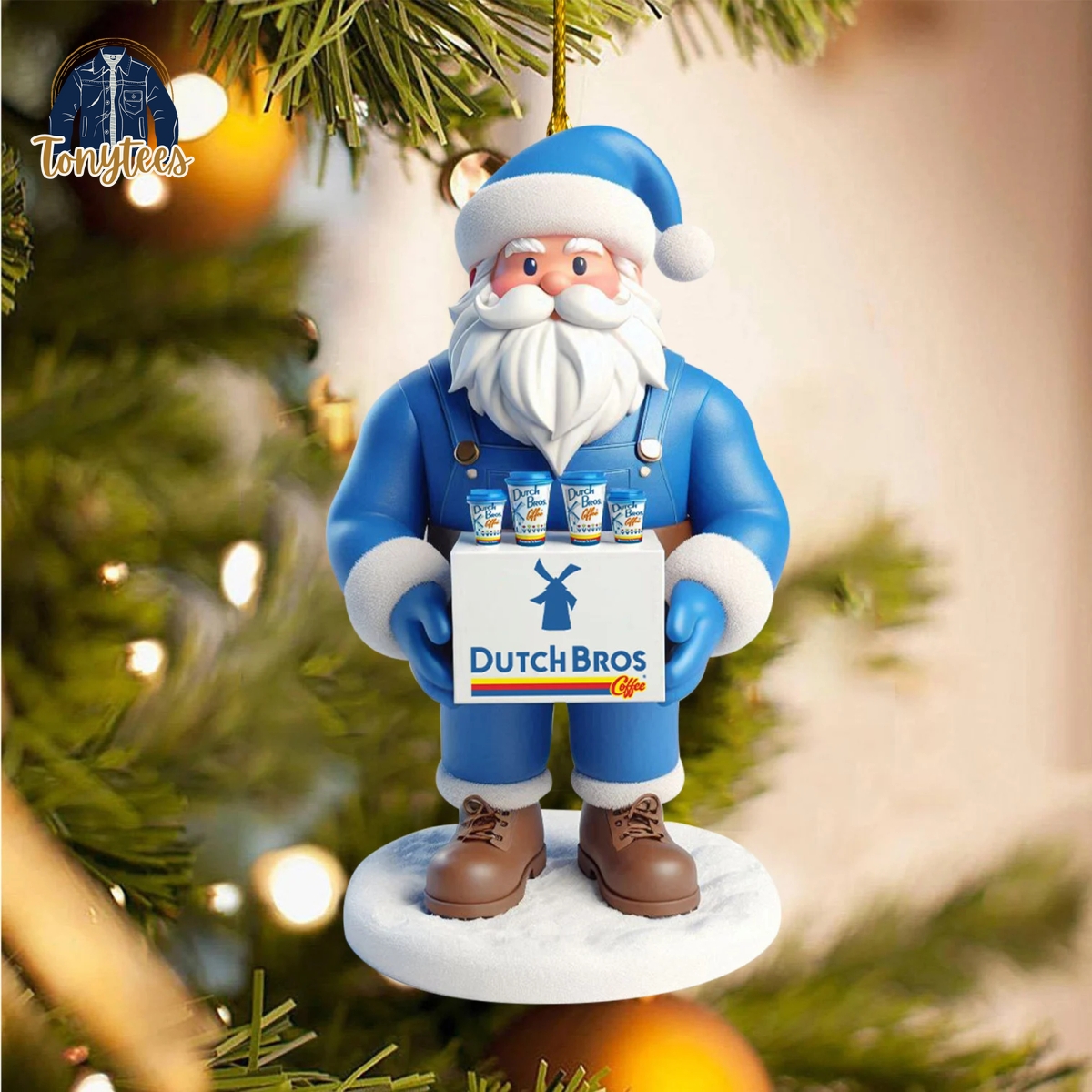 Dutch Bros Coffee Christmas Ornament