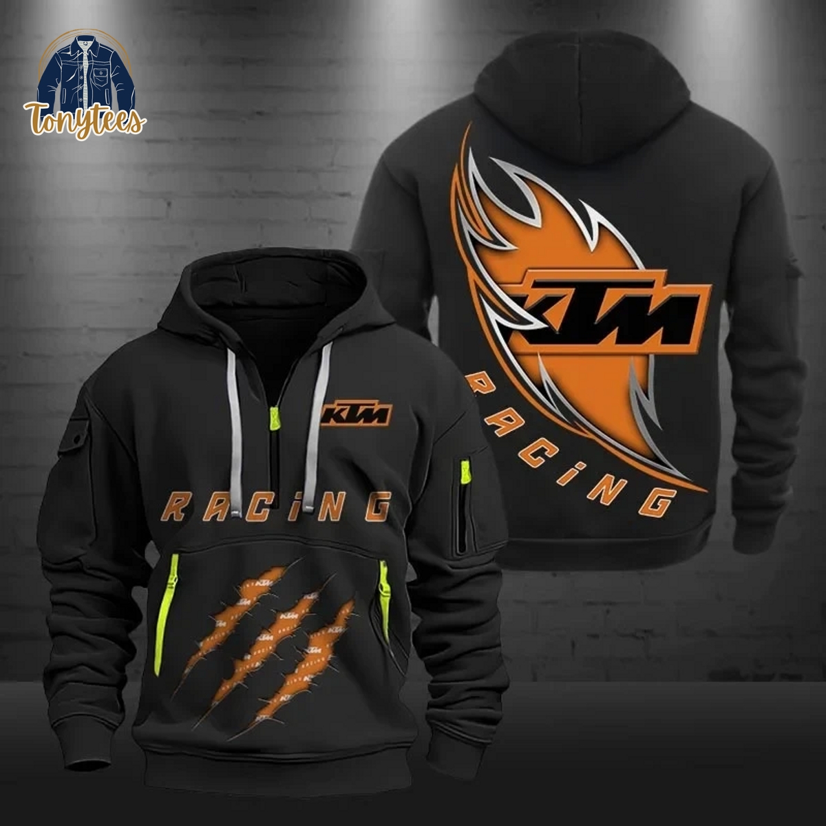 KTM Racing Quarter Zip Heavy Hoodie