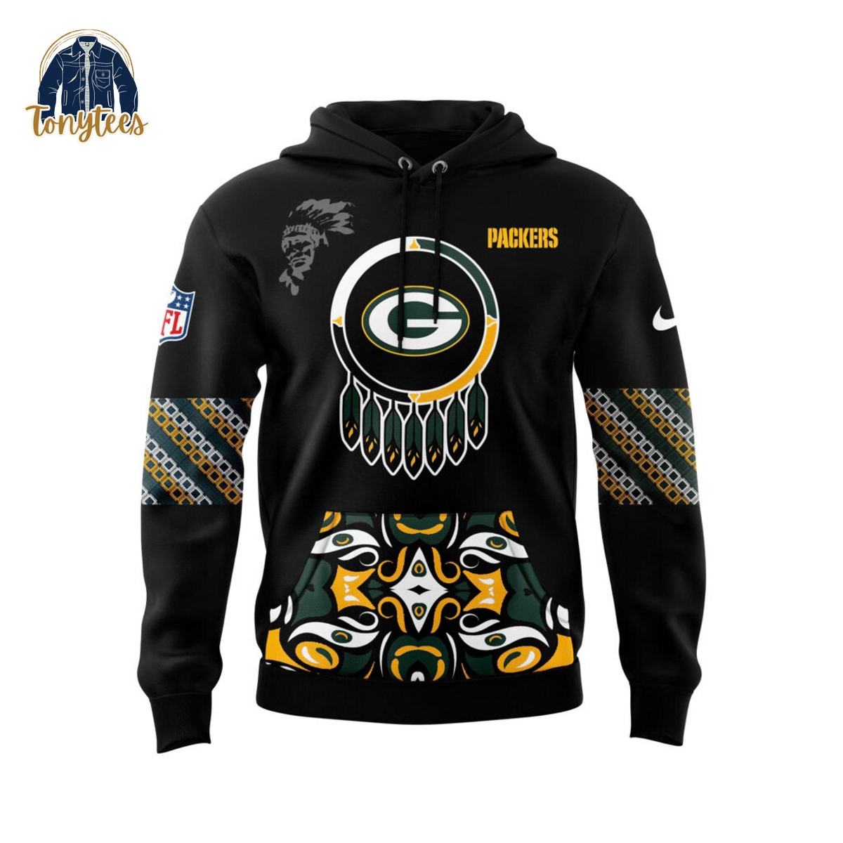 Men’s Green Bay Packers 2024 Native American Heritage Month Pullover Hoodie