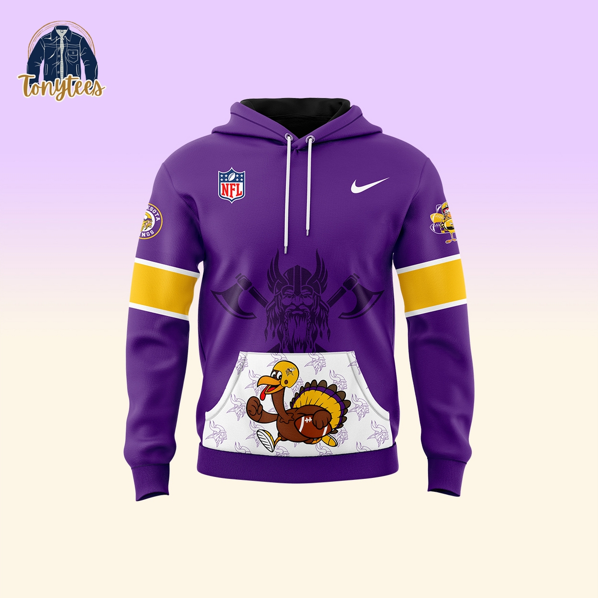 Minnesota Vikings 2024 Thanksgiving Pullover Hoodie