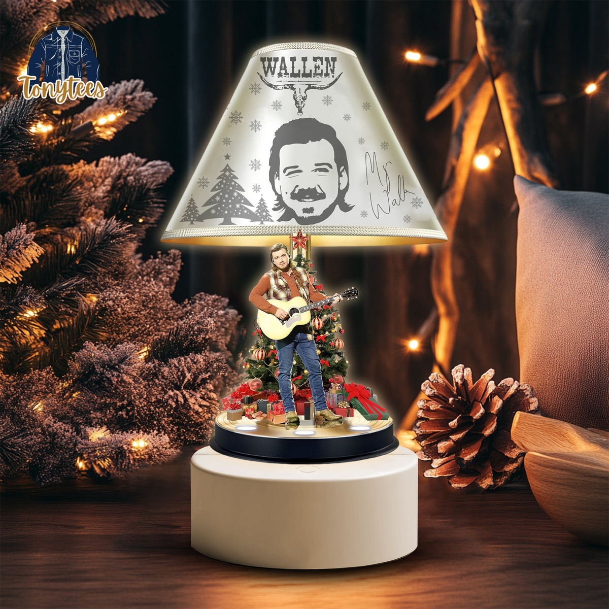 Morgan Wallen Christmas Decoration Led Light