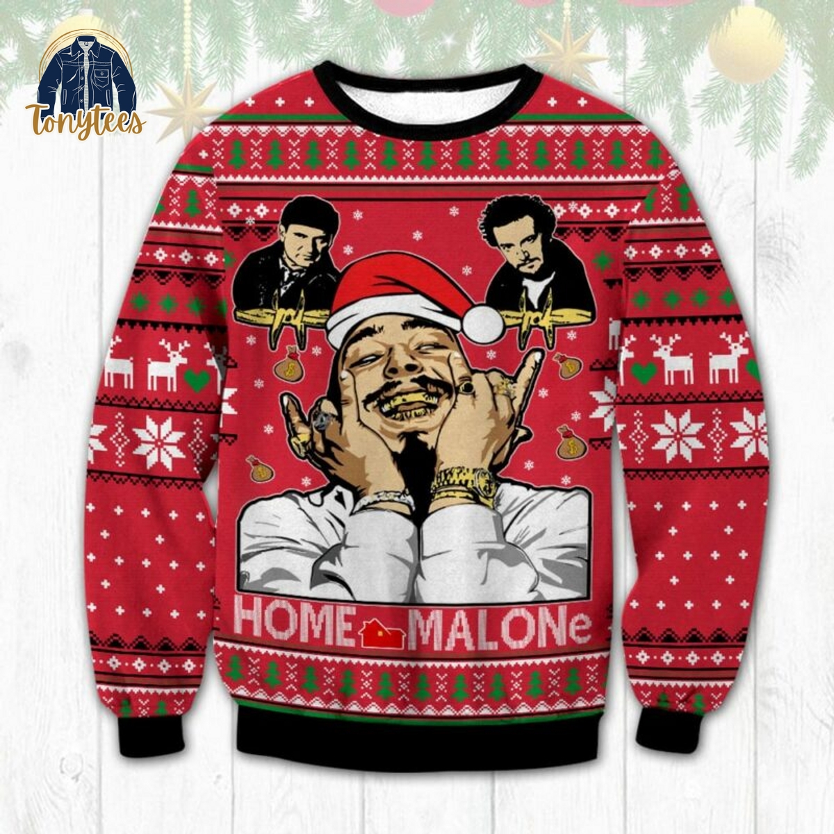 Post Malone Home Malone Ugly Christmas Sweater