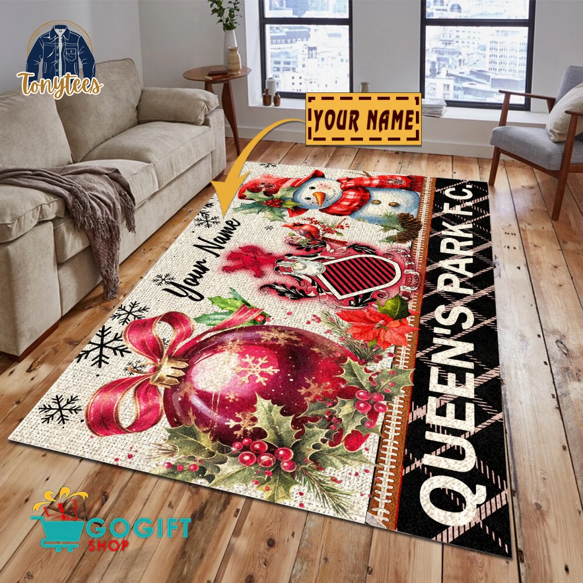 Queen’s Park F.C. SPFL 2024 Personalized Rug Carpet