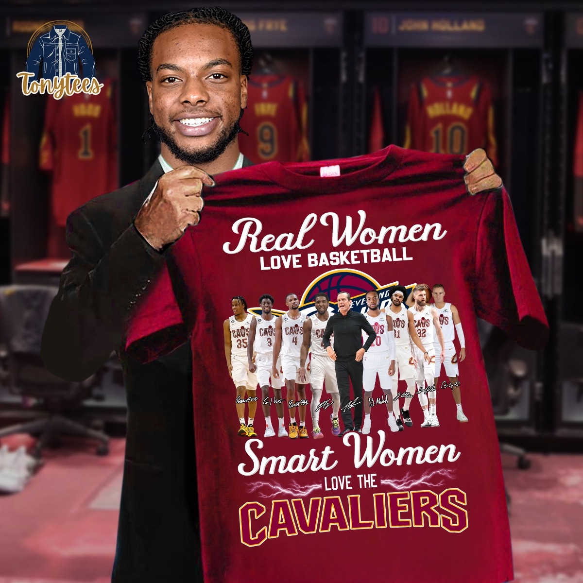 Real Women Love Basketball Smart Women Love The Cavaliers Shirt