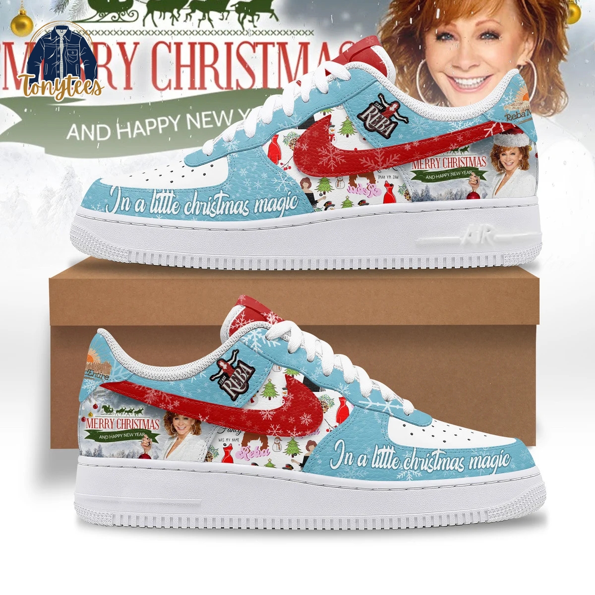 Reba McEntire’s Christmas in Tune Air Force 1 Sneaker