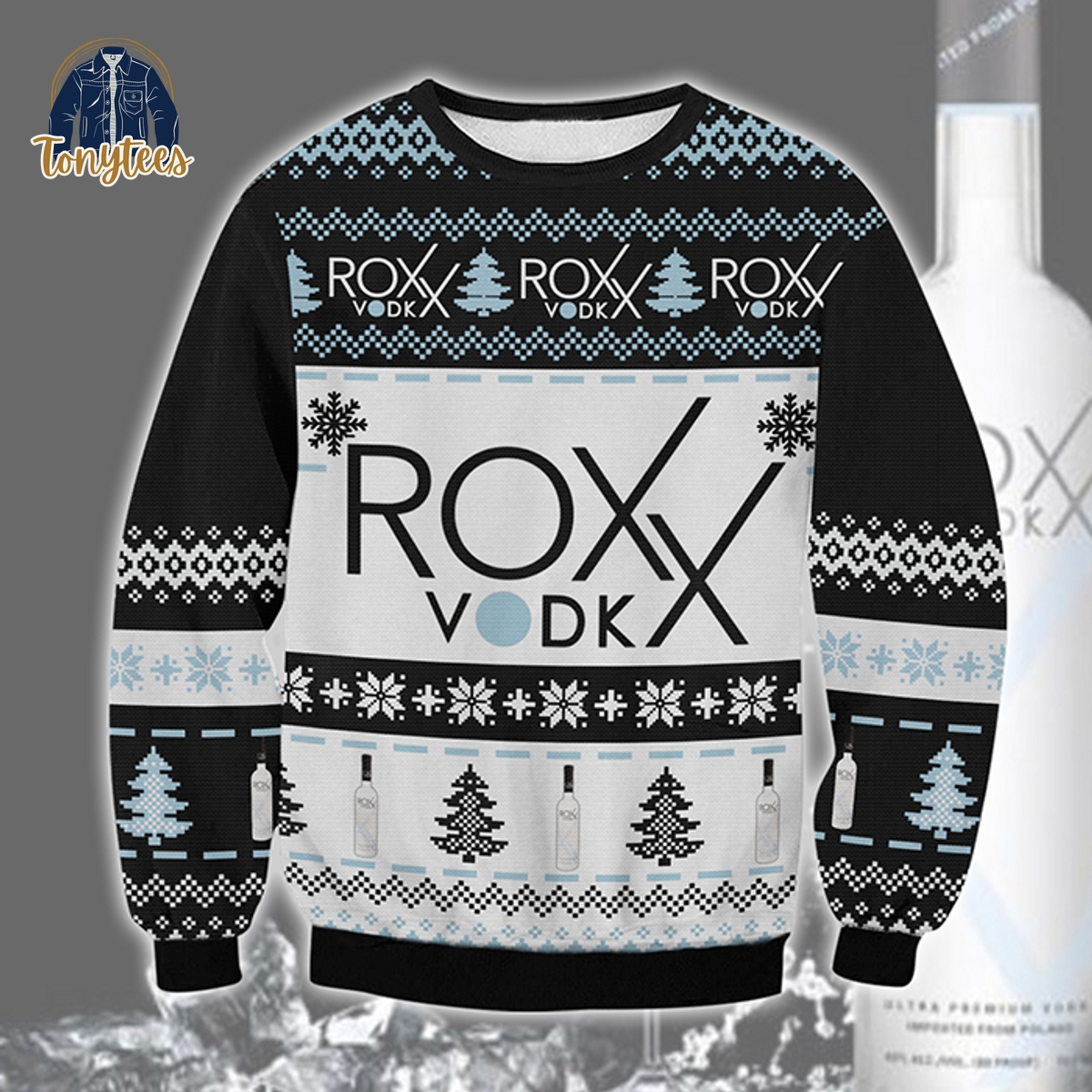 ROXX Vodka Ugly Christmas Sweater