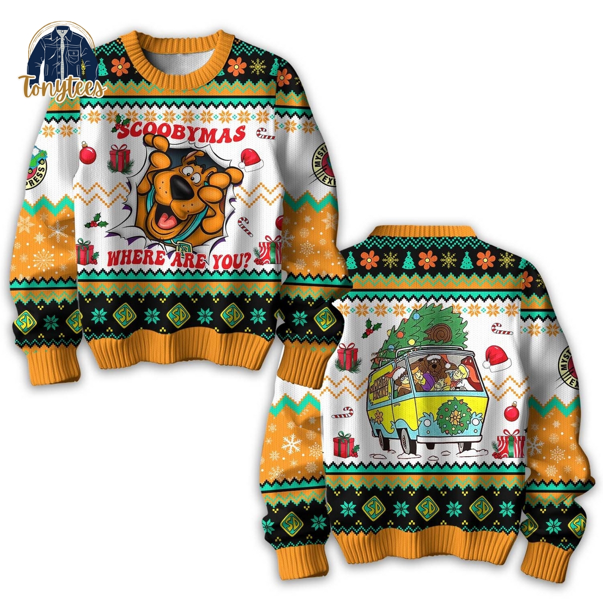 Scooby-Doo Merry Scoobymas Ugly Christmas Sweater