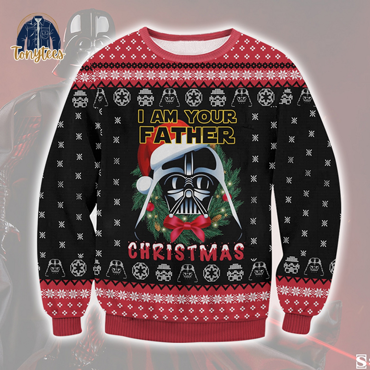 Star Wars Dark Varder I Am Your Father Dark Varder Ugly Christmas Sweater