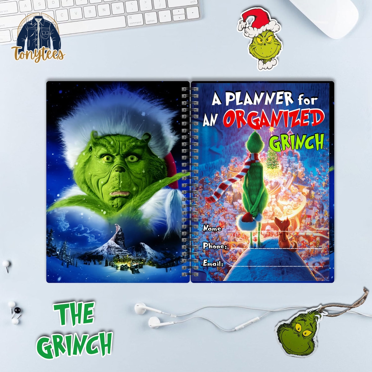 The Grinch Merry Grinchmas 2025 Planner