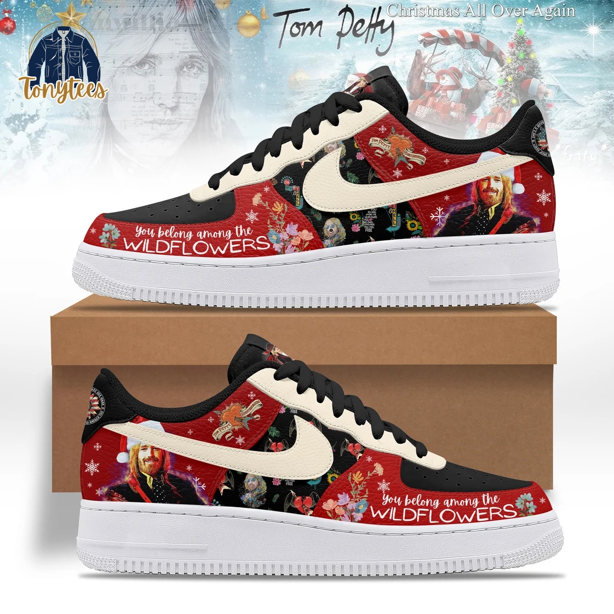 Tom Petty Wildflowers Air Force 1 Sneaker