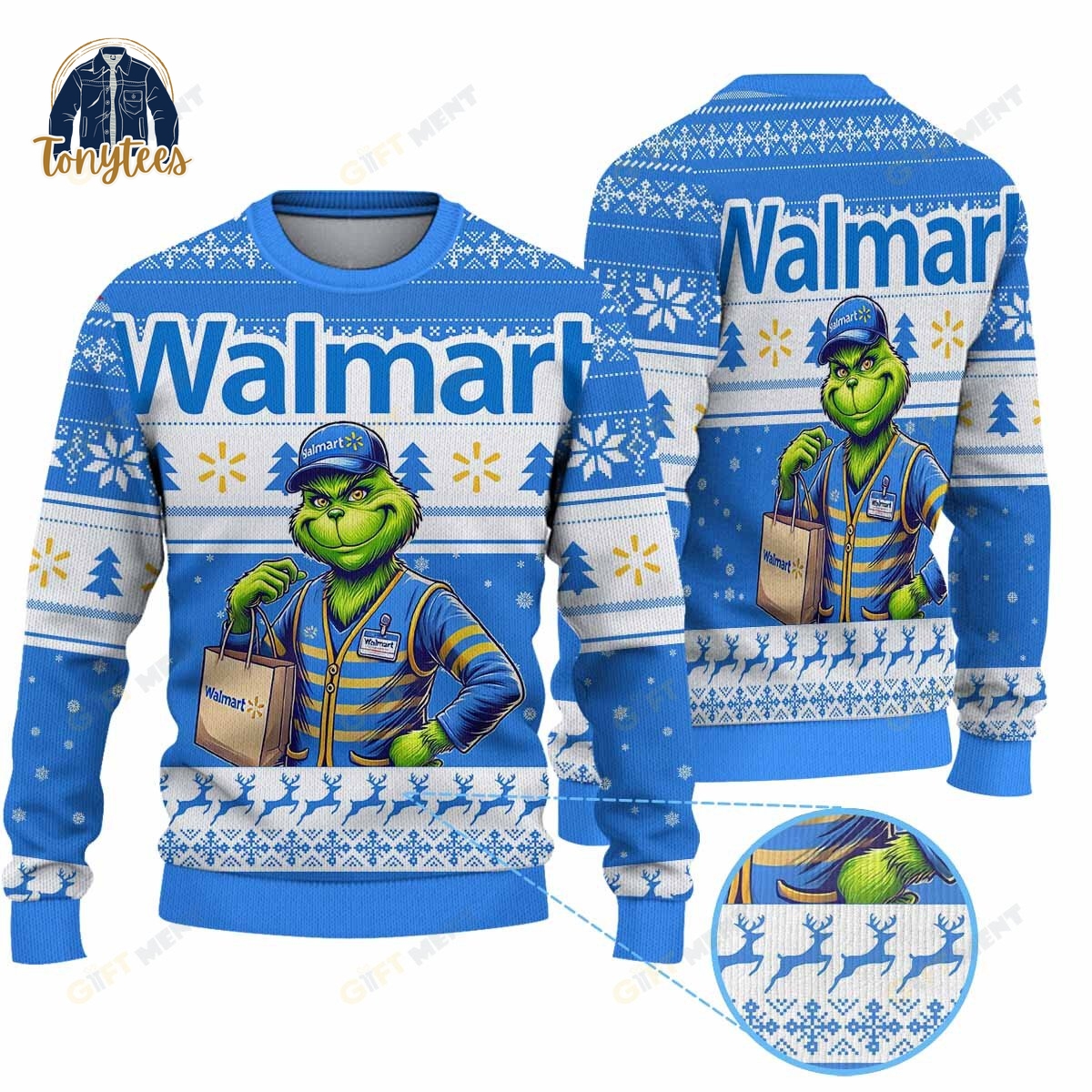 Walmart x Grinch Ugly Christmas Sweater