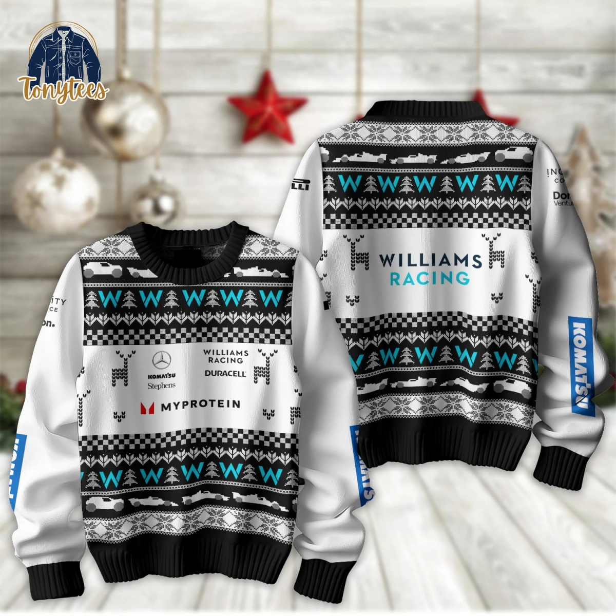 Williams Racing Christmas Ugly Sweater