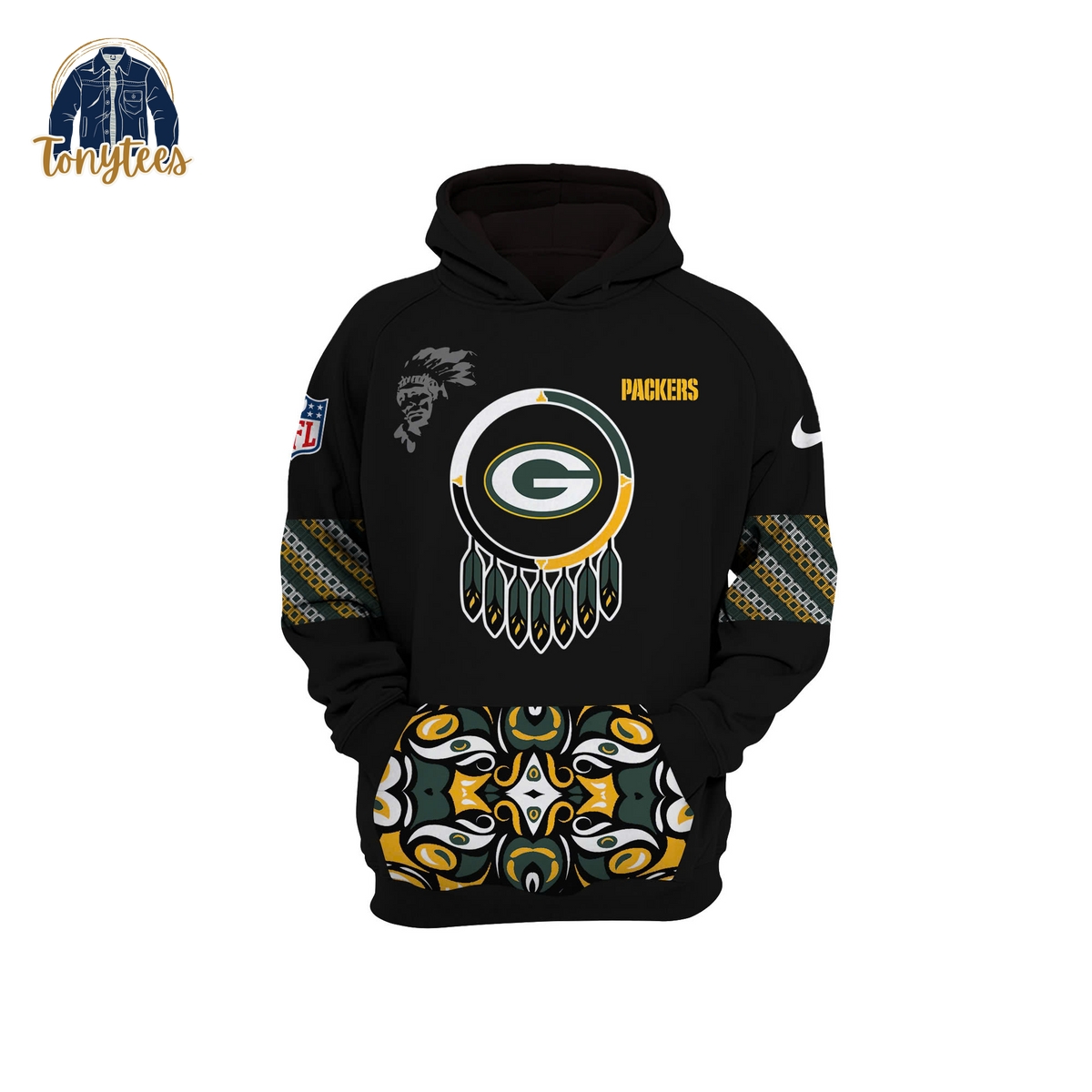 Women’s Green Bay Packers 2024 Native American Heritage Month Pullover Hoodie