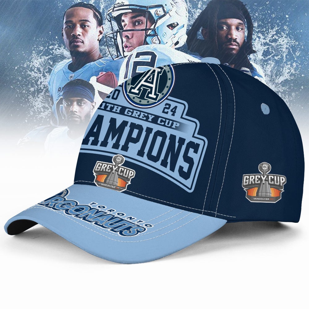 Toronto Argonauts 2024 11th Grey Cup Champions Cap