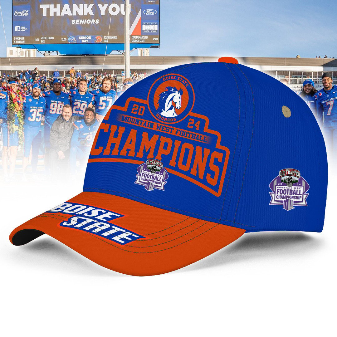 Boise State Broncos 2024 Mountain West Football Champions Cap