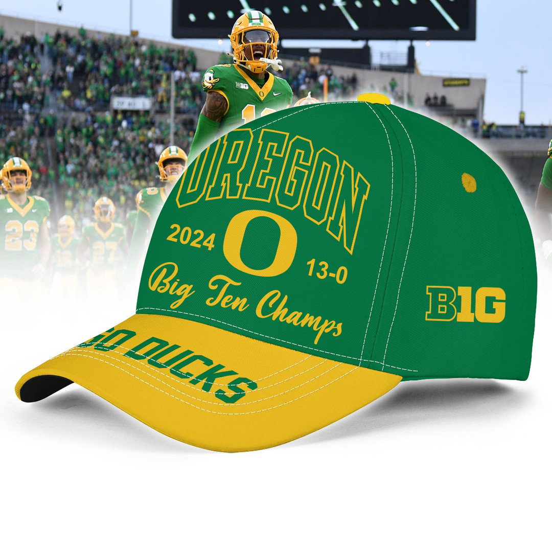 Oregon Ducks 2024 Big Ten Champs Cap