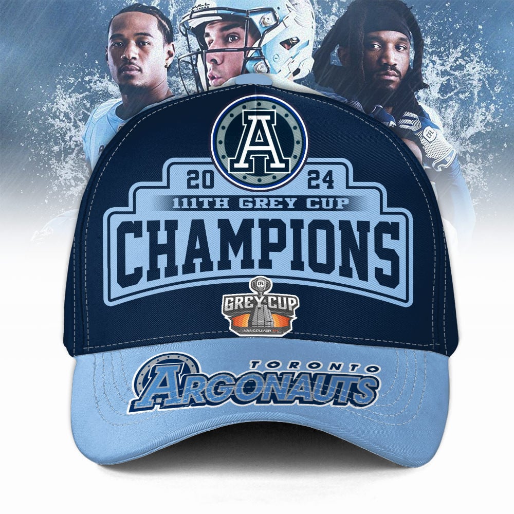 Toronto Argonauts 2024 11th Grey Cup Champions Cap