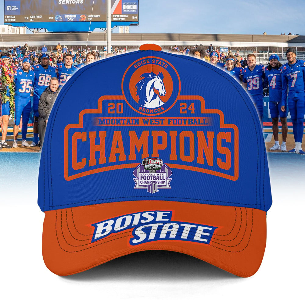 Boise State Broncos 2024 Mountain West Football Champions Cap