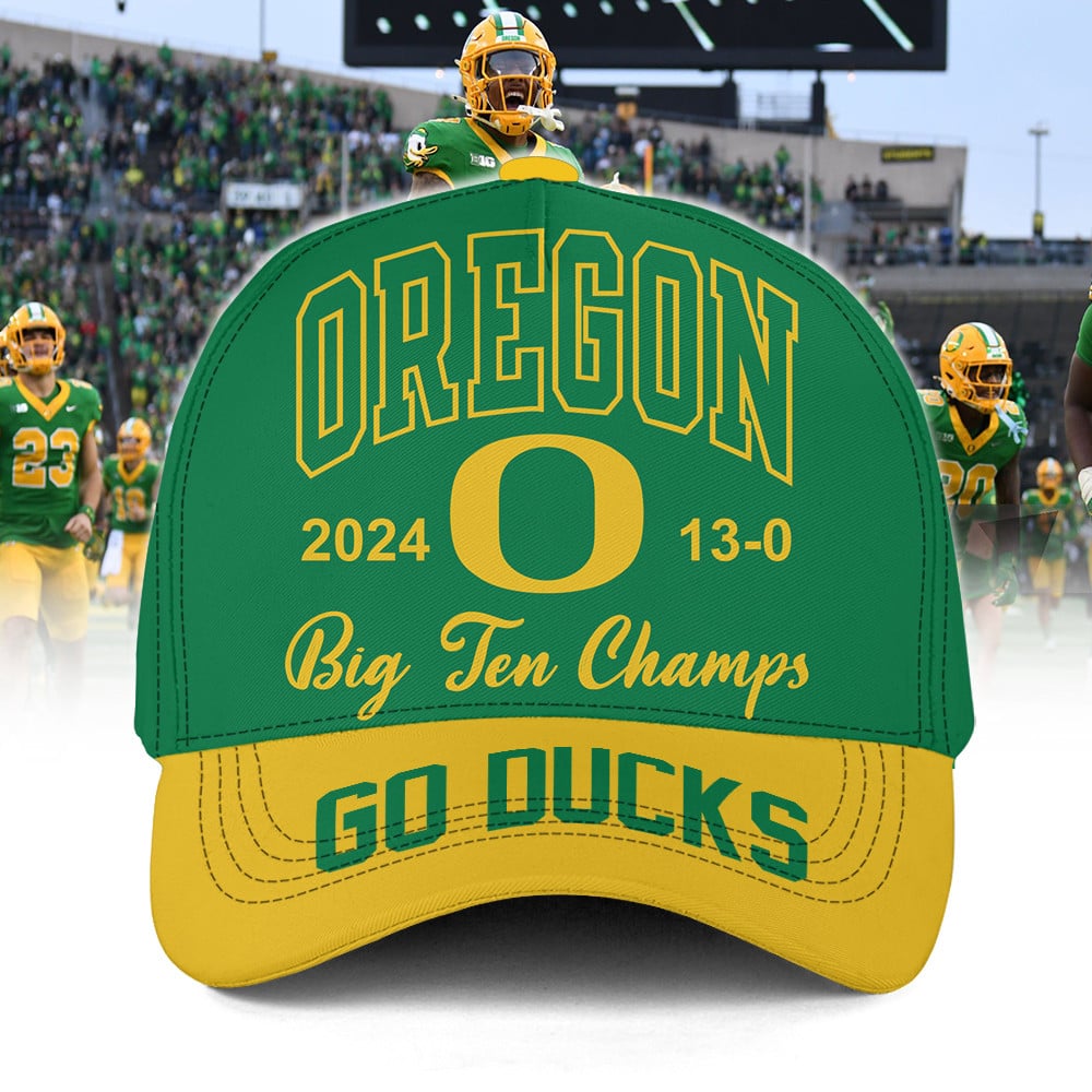 Oregon Ducks 2024 Big Ten Champs Cap