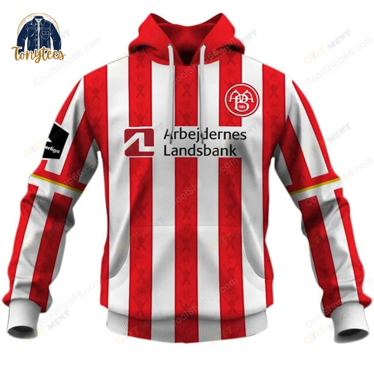 AaB Fodbold Personalized Home Jersey Hoodie Shirt