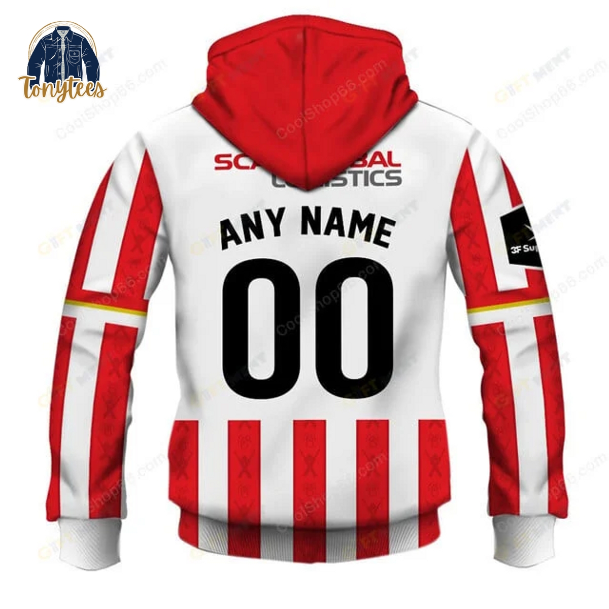 AaB Fodbold Personalized Home Jersey Hoodie Shirt