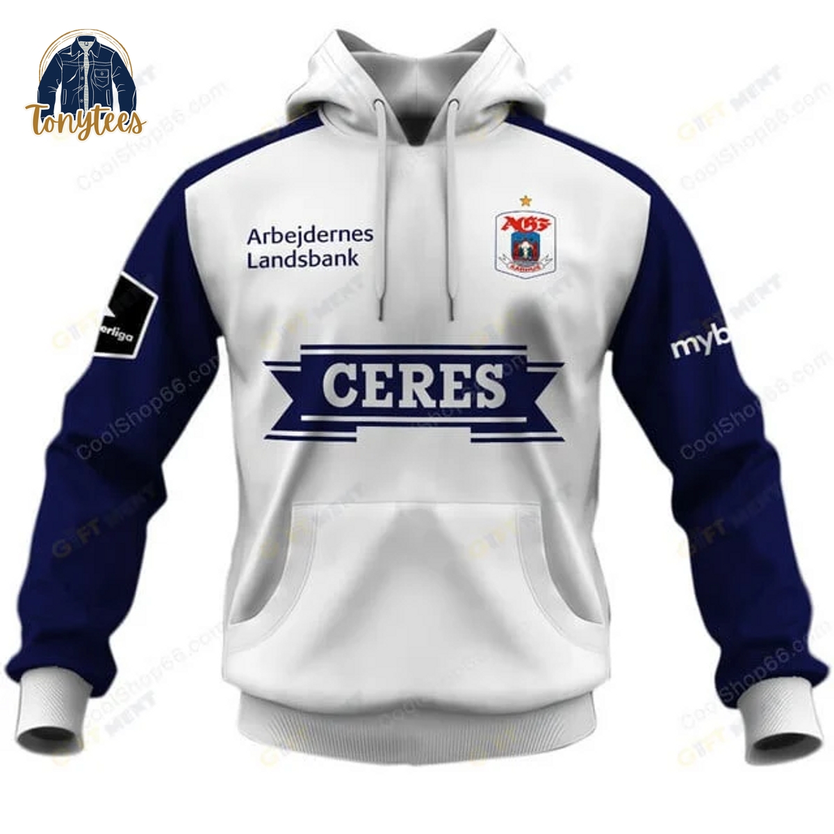 Aarhus Gymnastikforening Personalized Home Jersey Hoodie Shirt