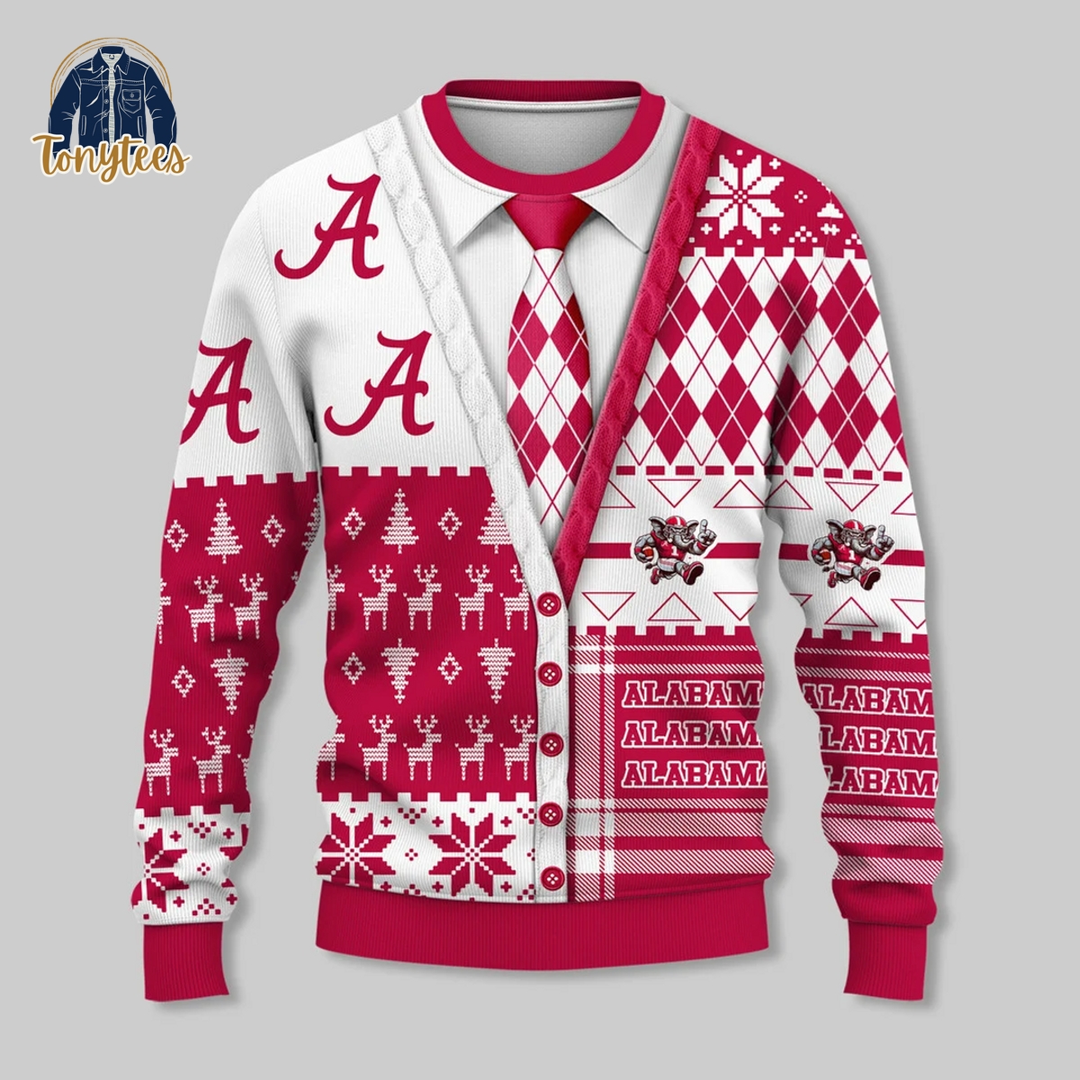 Alabama Crimson Tide football 2024 Ugly Christmas Sweater