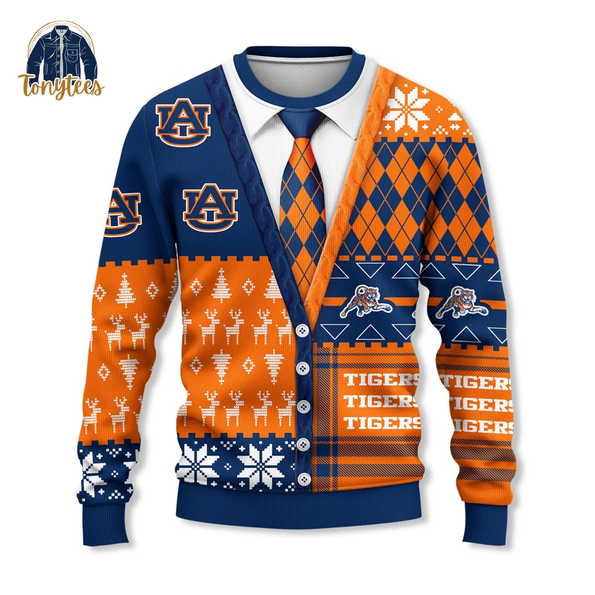 Auburn Tigers football 2024 Ugly Christmas Sweater