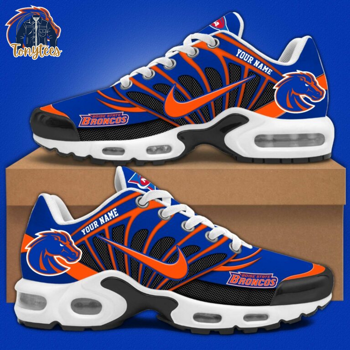 Boise State Broncos 2024 Personalized TN Sport Shoes