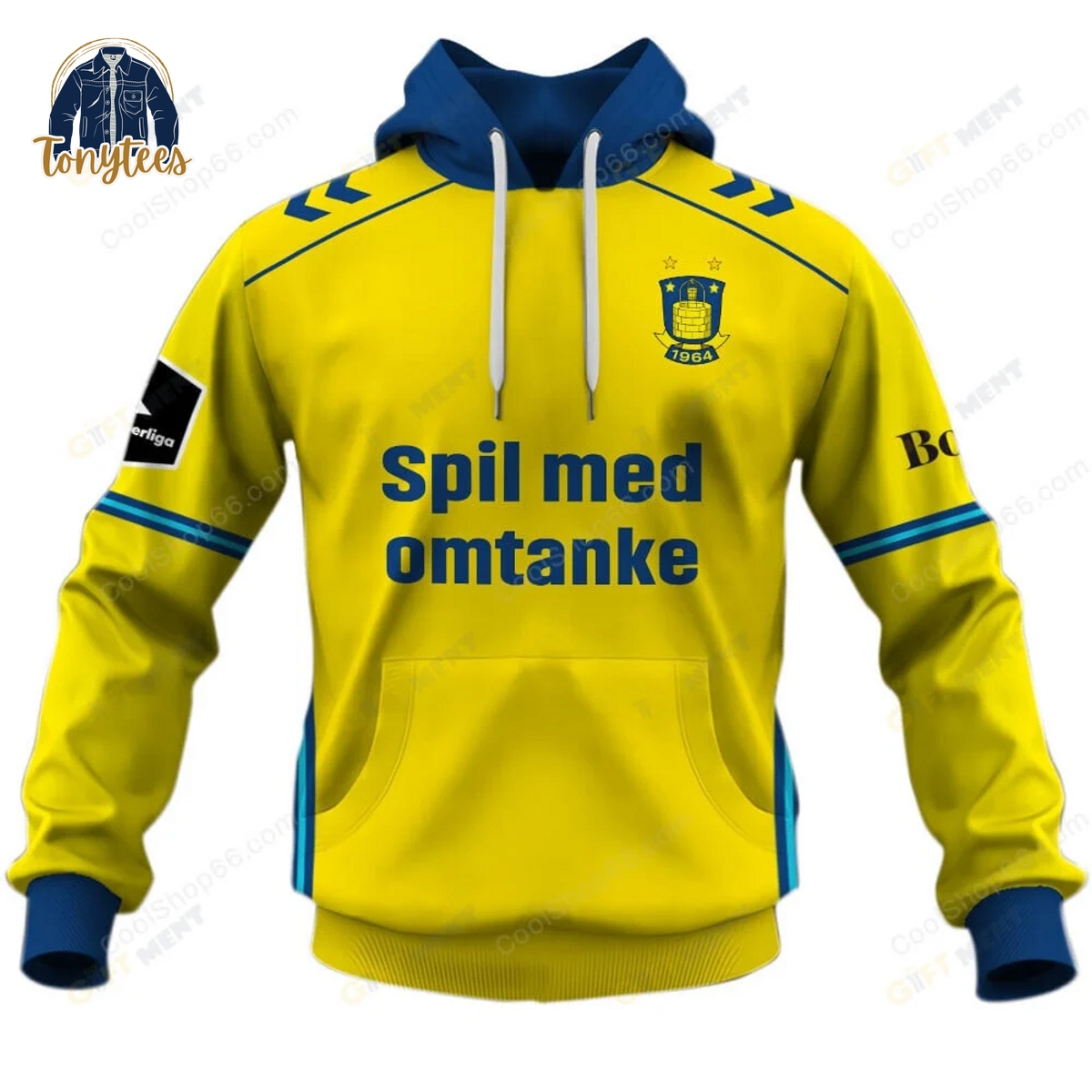 Brondby IF Personalized Home Jersey Hoodie Shirt