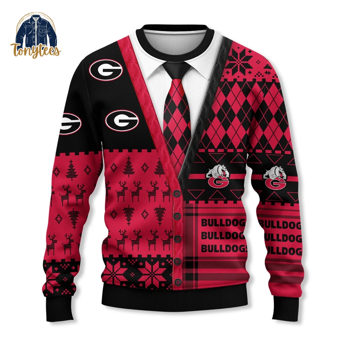 Georgia Bulldogs football 2024 Ugly Christmas Sweater