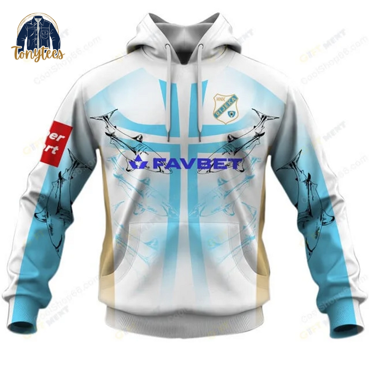 HNK Rijeka Personalized Home Jersey Hoodie Shirt