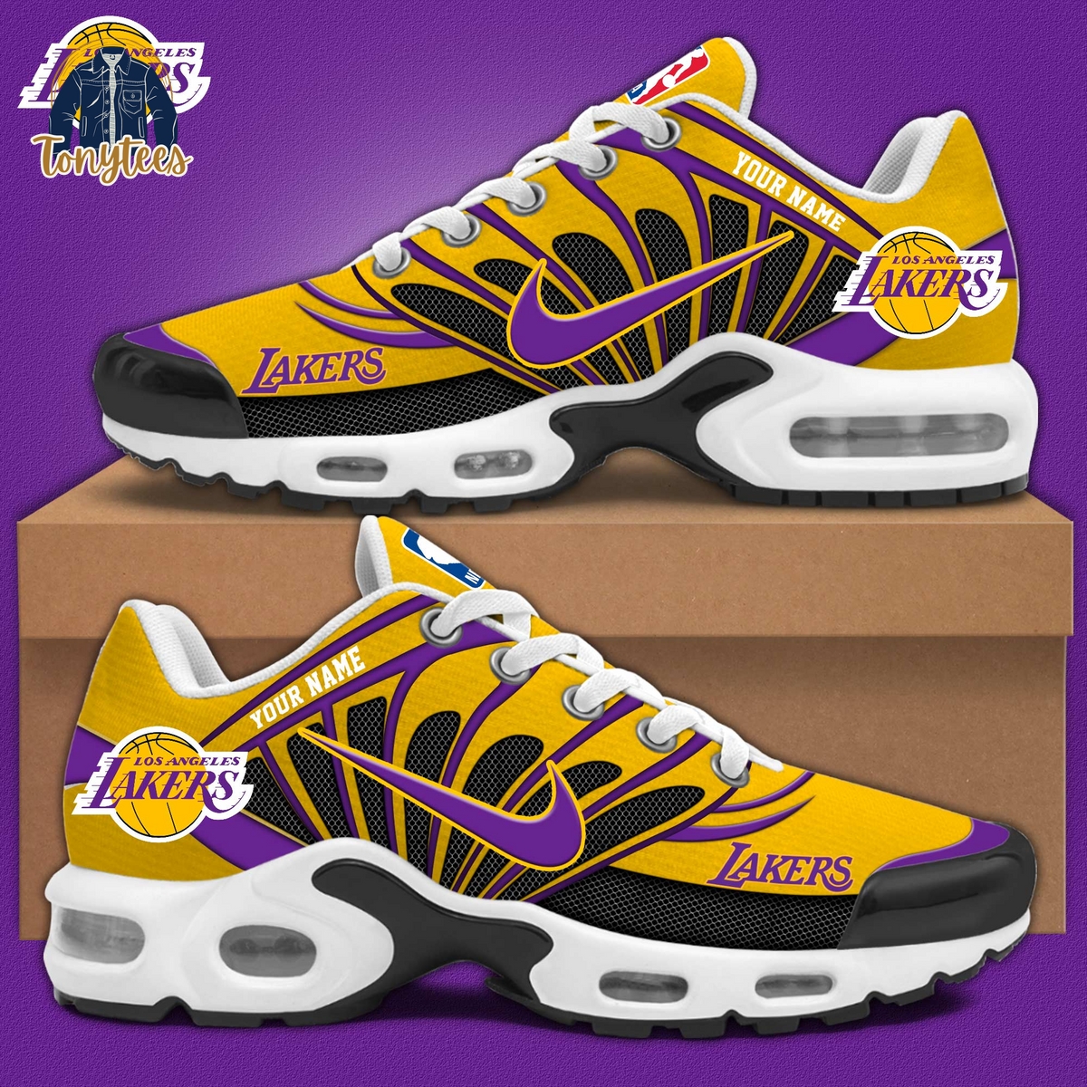 Los Angeles Lakers 2024 Personalized TN Sport Shoes