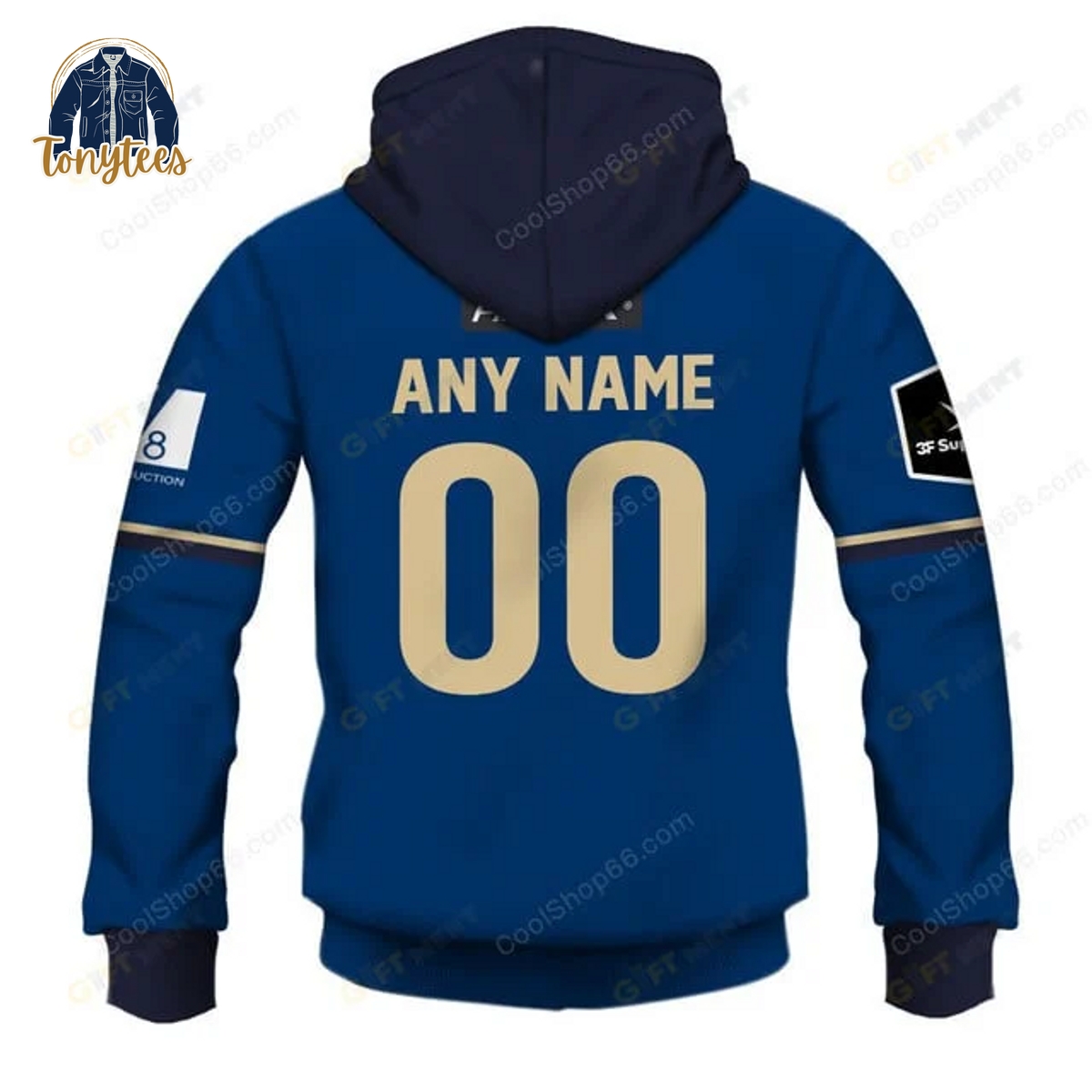 Lyngby Boldklub Personalized Home Jersey Hoodie Shirt