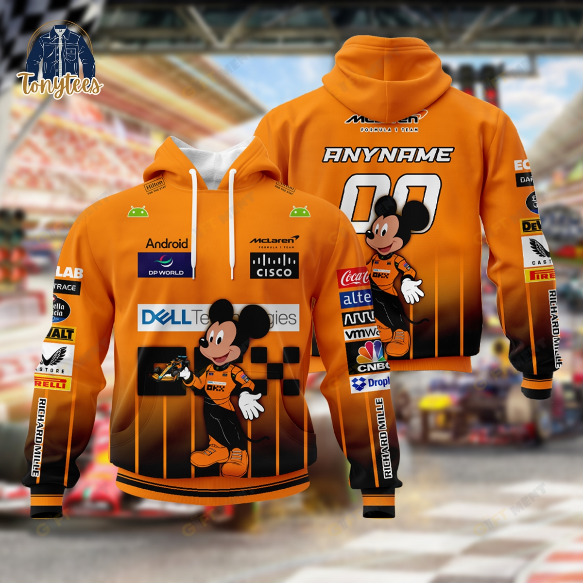 McLaren F1 Team x Mickey Personalized Hoodie