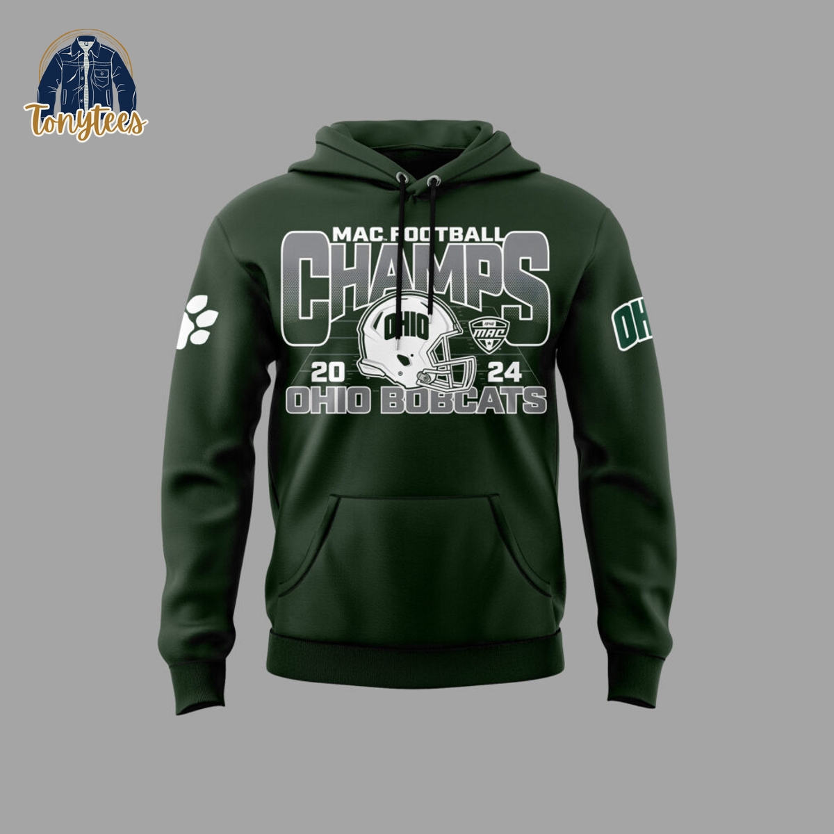 Ohio Bobcats football MAC Champions 2024 Hoodie