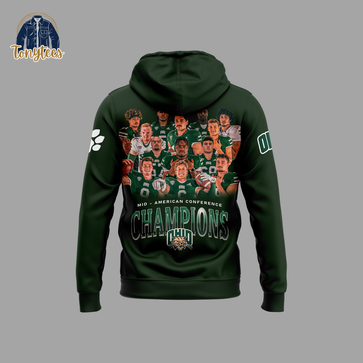 Ohio Bobcats football MAC Champions 2024 Hoodie