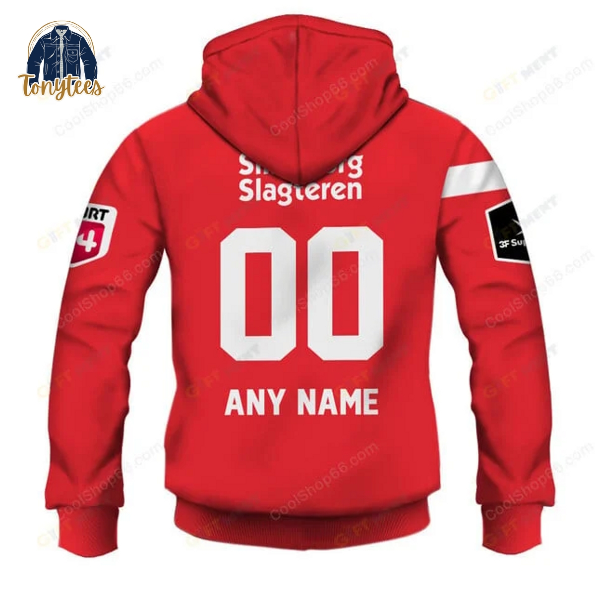 Silkeborg IF Personalized Home Jersey Hoodie Shirt