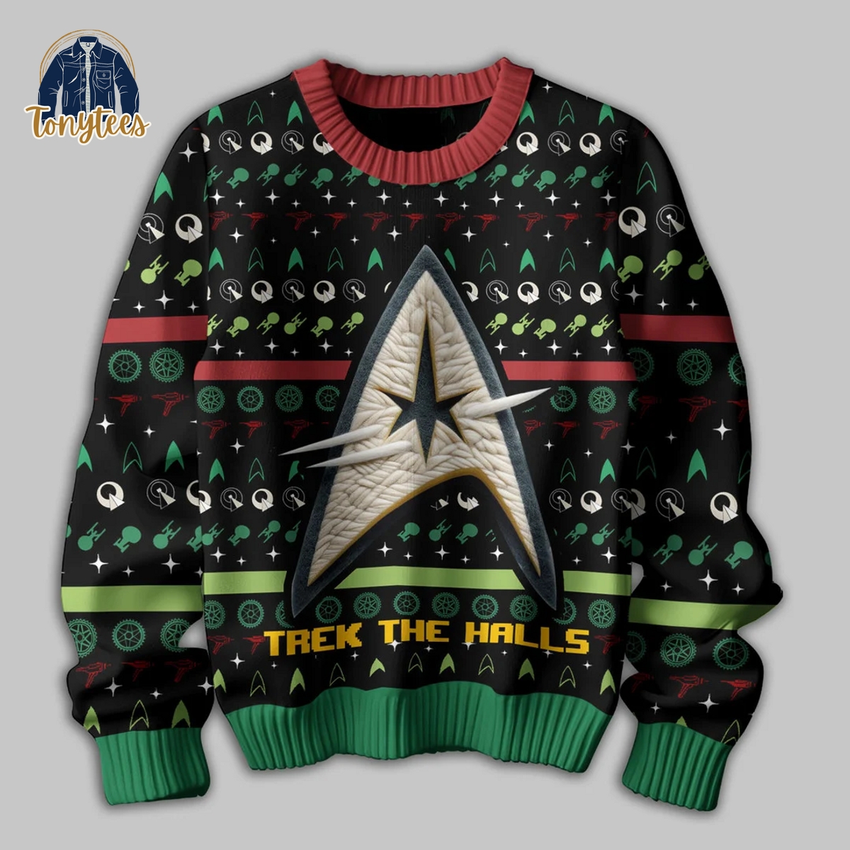 Star Trek Trek the Halls Ugly Christmas Sweater